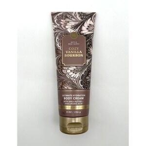Bath & Body Works Cozy Vanilla Bourbon Ultimate Hydration Body Cream 8oz New